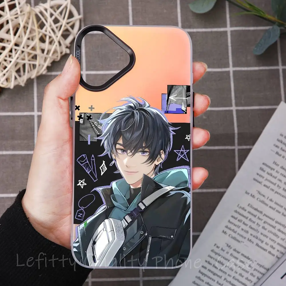 PIKPAKA T-Tears Of Themis لعبة جراب هاتف آيفون 16 15 14 13 12 11 برو ماكس ماتي أورورا متعدد الألوان الليزر التدرج Funda #6