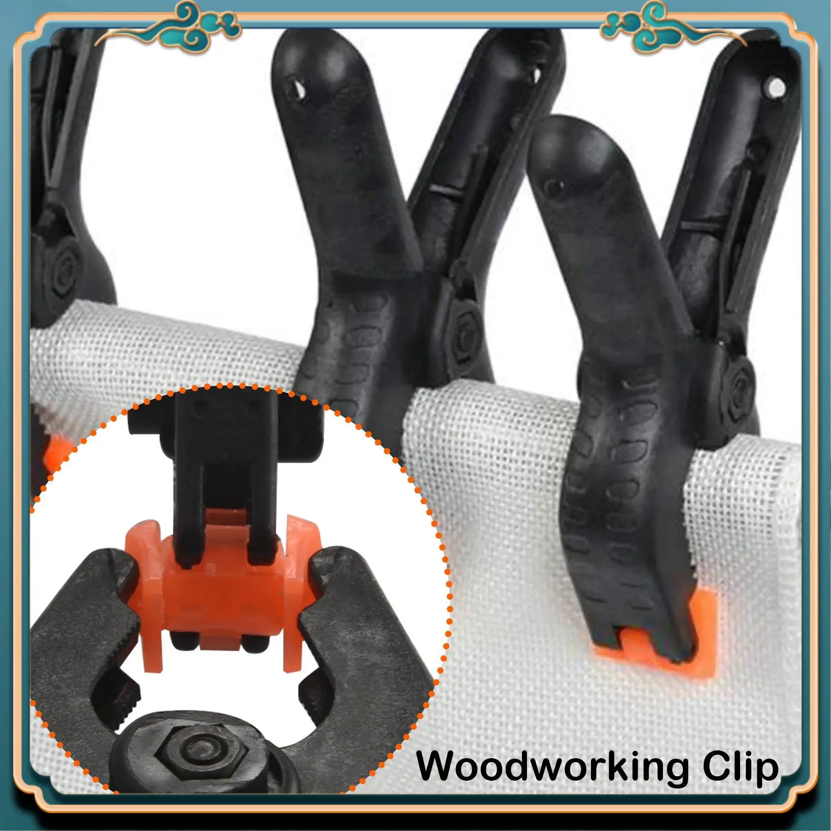 أحدث 20 قطعة قابض قوي، مشابك زنبركية من النايلون، مشابك بدون أثر لتحسين المنزل، أعمال الخشب، استوديوهات التصوير الفوتوغرافي