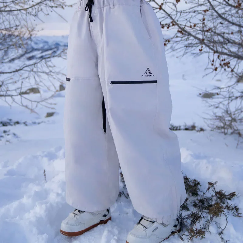 Winter Women Men New Ski Pants Outdoor Sport Cotton Overalls Pro Snowfield Windproof Snow Pants Warm Waterproof Skiing Trousers