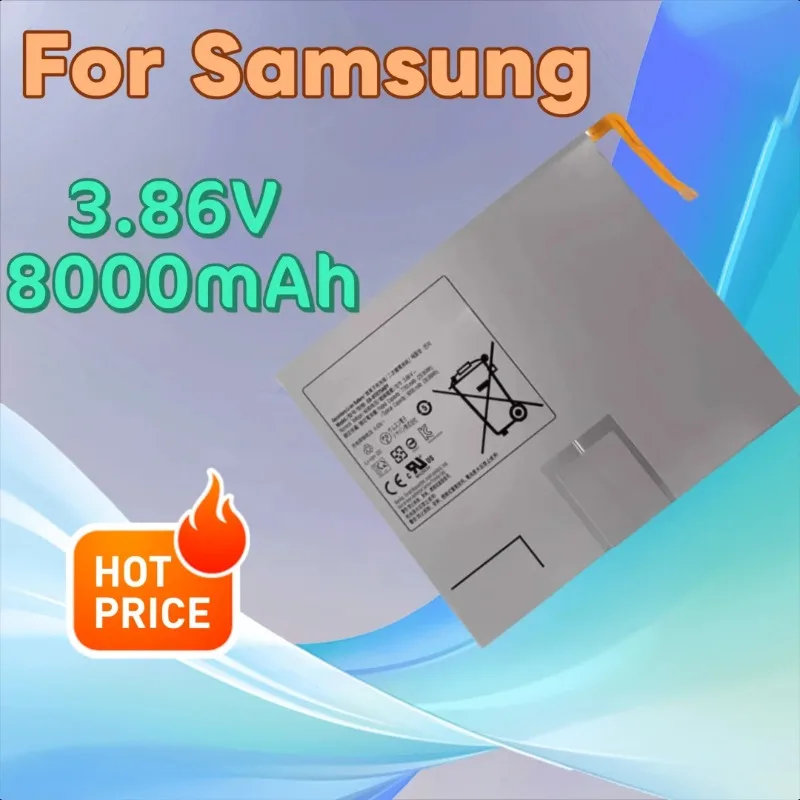 

Аккумулятор мобильного телефона 3,86 В 8000 мАч для планшетов Samsung Galaxy Tab S7 SM-T870 875 876B S8 X700 X706