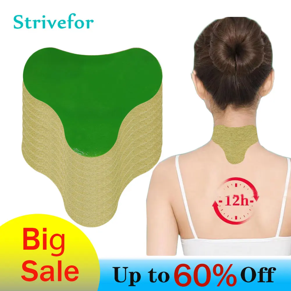 

8-40pcs Self-heating Neck Patch Wormwood Medical Plaster Rheumatoid Arthritis Massage Patches Cervical Spondylosis Pain Sticker