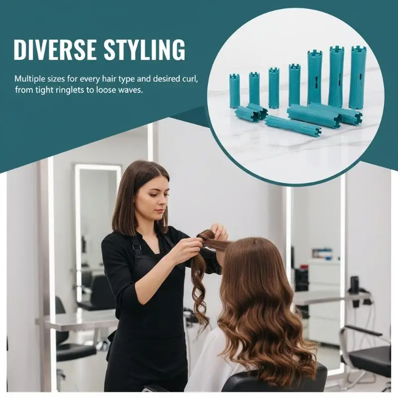 1Pcs Hair Perm Rods Cold Rod Curlers Rollers For Salon Home Styling Tools