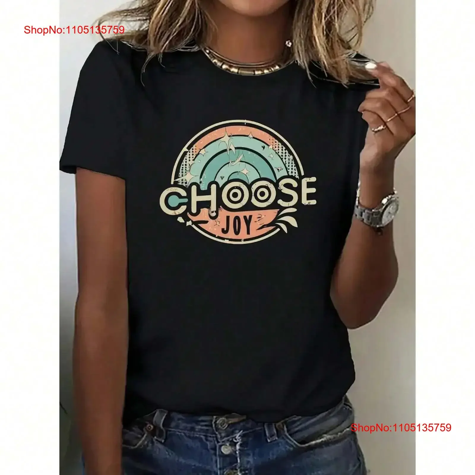 

Выберите женскую футболку с буквенным принтом «Счастье», модный топ, винтажный стираный уличный одяг унисекс, эластичная, стильная, мягкая