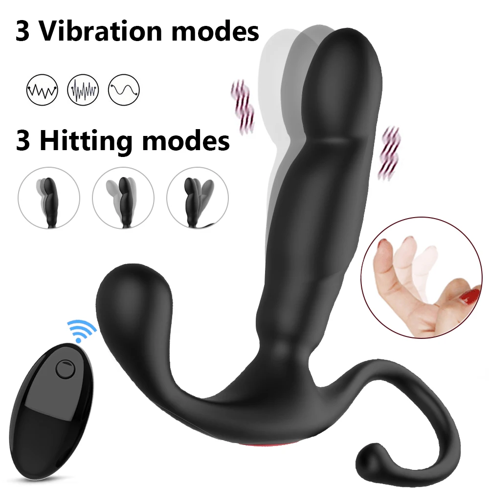 Male Prostate Massager Dual Motor Anal Vibrators Wireless Remote Control Stimulate Anus Vibrating Butt Adult Sex Toys For Men