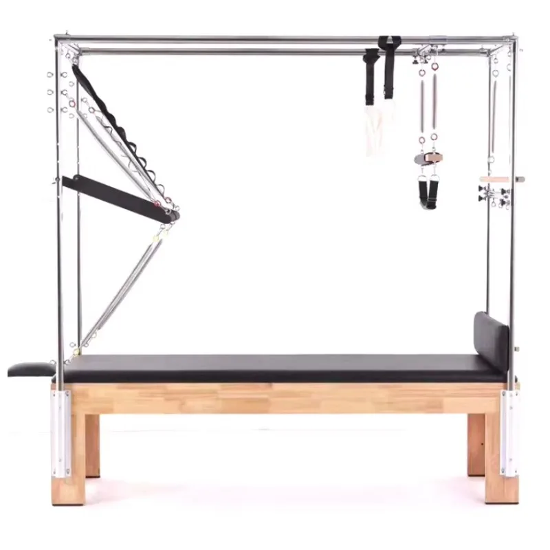 YTYIN آلة إصلاح كومبو بيلاتيس قابلة للتعديل للمنزل، هيكل صلب ومعدات مرنة #4