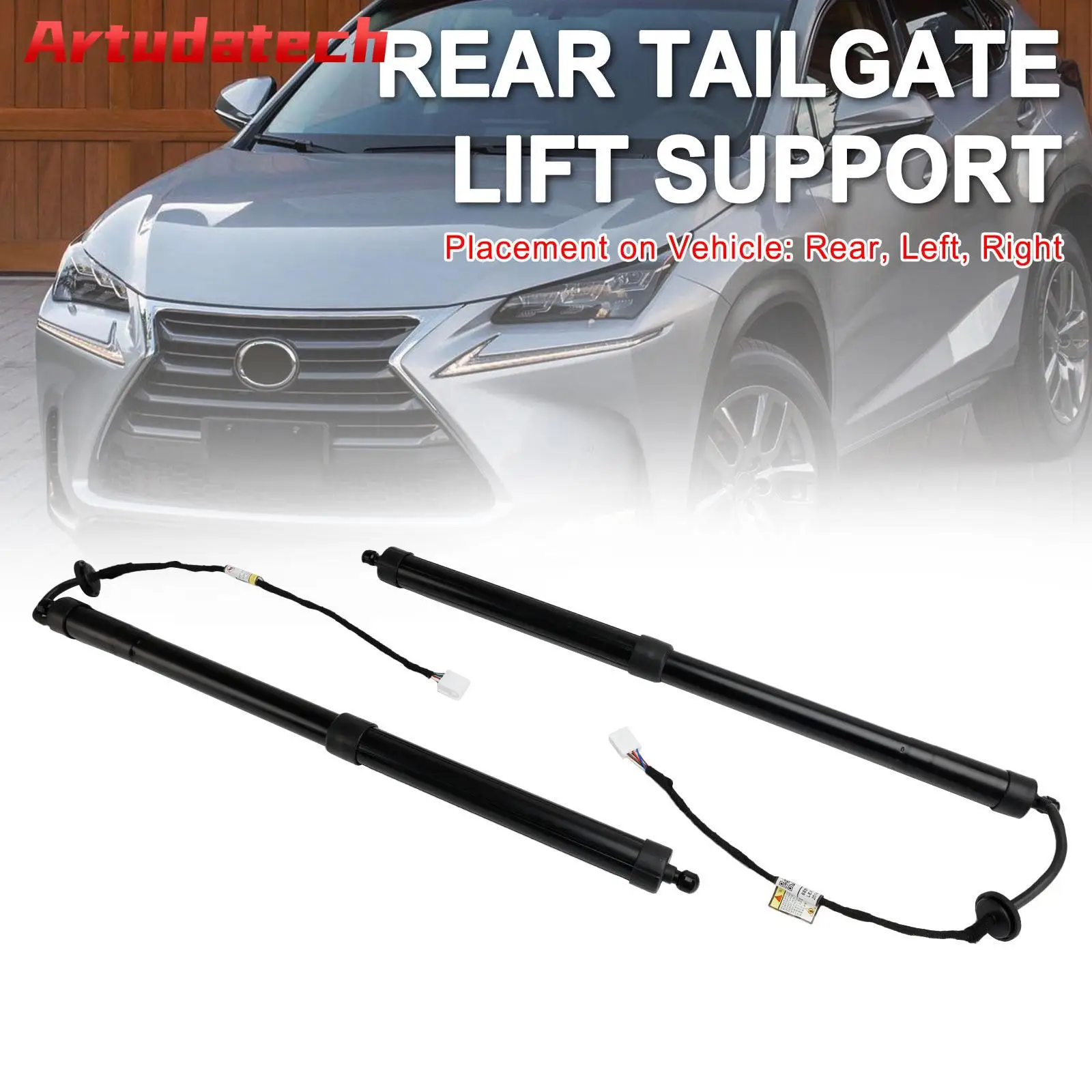 Artudatech 2PCS Rear Electric Tailgate Struts Fit Lexus NX200t NX300h 2.0L 2.5L 2015-2017