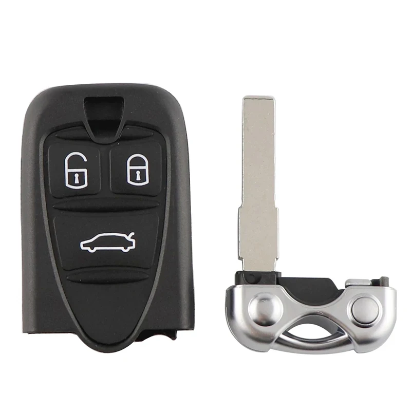 KEYECU 3 przyciski 433 MHz ID46 Chip dla Alfa Romeo 159 Brera Spider 2005 2006 2007 2008-2011 Auto Smart Remote Key Fob 71740257