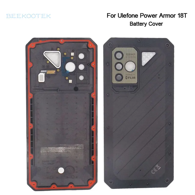 Ulefone Power Armor 18T Battery Cover, Back Case, Sub principal, Lente da câmera, Adesivo, Novo, Original