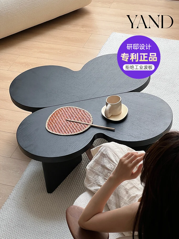

Modern Minimalist Style Home Use Solid Wood The Guest Table Tea Table Living Room Unique Decoration The Butterfly Tea Table