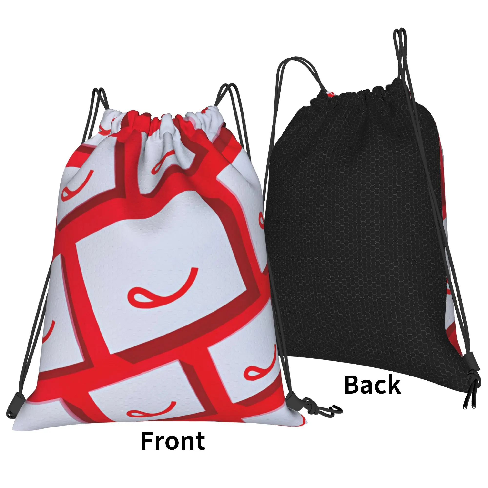 Fujiyaa Minimalist Logo Portable Travel Riding Gym Drawstring Storage Sporty Backpacks
