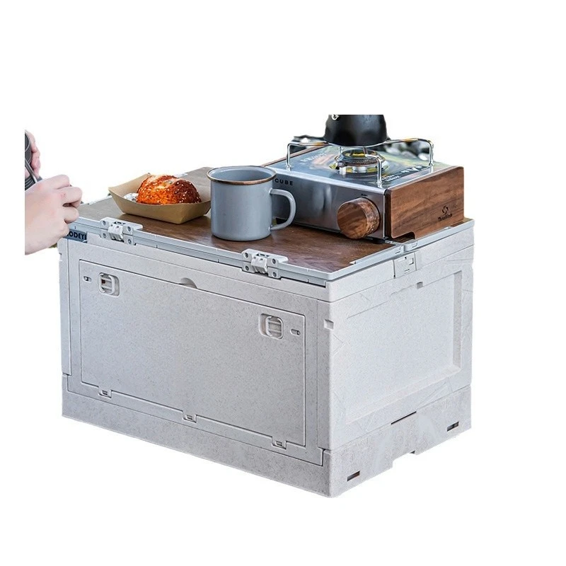 

High-value folding camping box storage box Portable large-capacity outdoor household