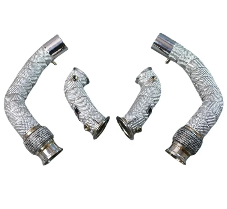 High quality 304 stainless steel exhaust downpipe for BMW M5 F90