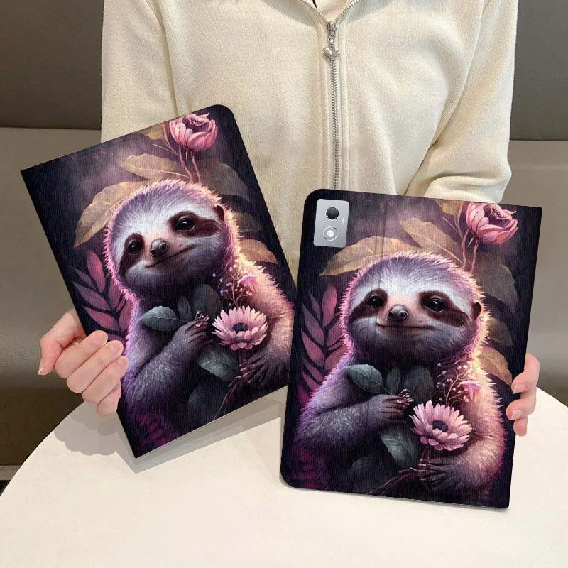 

Anime sloth cute art For Legion Xiaoxin Pad P12 Pro Y900 GT 2023 2025 12.1 12.7 14.5 inch Tablet Case
