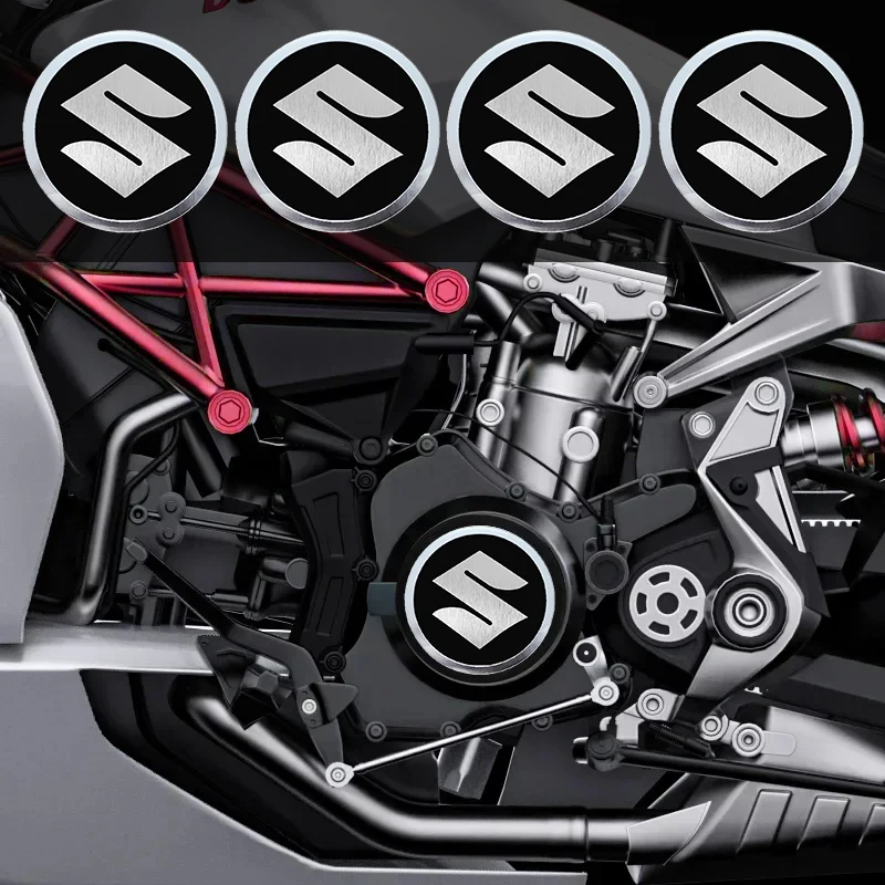 

Наклейка с логотипом автомобиля из алюминиевого сплава, декоративная наклейка для автомобиля, мотоцикла, металлический логотип для SUZUKI GSXR 600 750 1000 GSF SFV GSXS