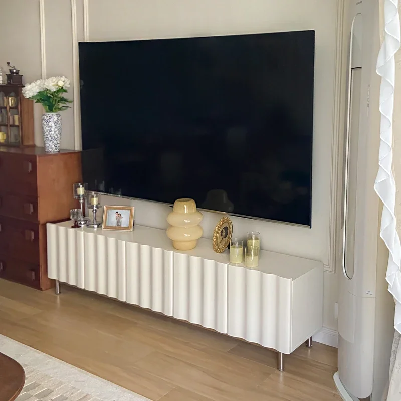 

Small apartment simple coffee table combination floor locker