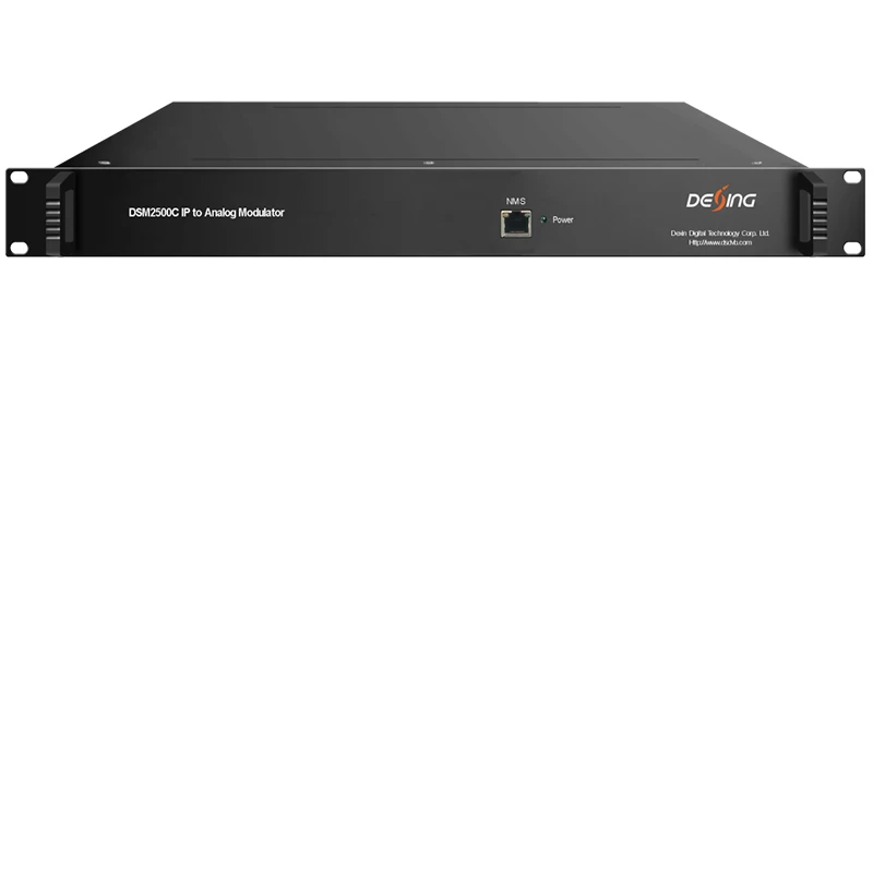 32 64 قناة تلفزيون IP إلى المغير التناظري PAL-DK BG NTSC IP إلى RF TV المعدات الأمامية تردد تعديل IP التناظرية القابل للتعديل