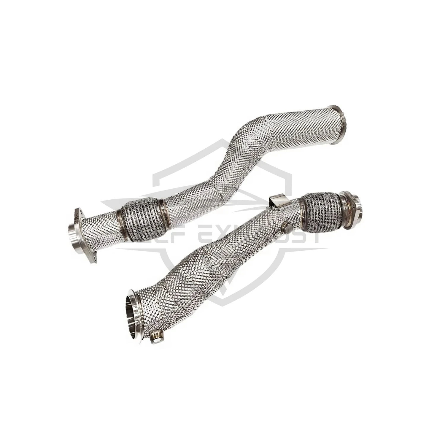 

Sporty High Flow Stainless Steel Downpipe With Heat Shield For BMW X3M X4M F97 F98 S58 Maximize Exhaust Flow Easy Installation