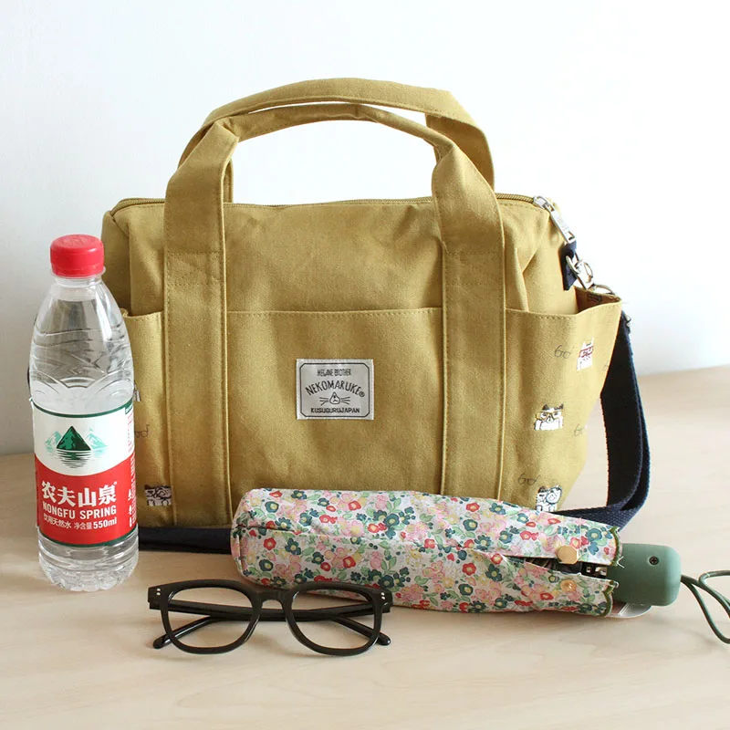 

Cute Embroidered Mommy Bag Multi-ket Handbag op Trip Purse Casual Day-to-Day Use oulder Handbag for Everyone