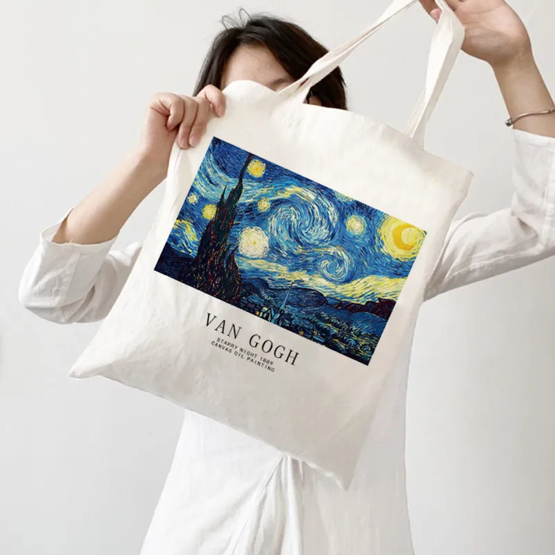 

2026 New Arrival Cotton Canvas Bag Simple Solid Color Reusable Grocery Bag Fashion Handbag For Students