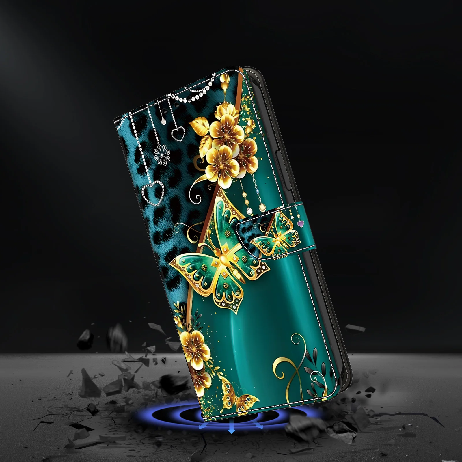 Brieftasche Flip Leder Abdeckung Für Samsung Galaxy A03s A04s A05s A06 A12 A13 A14 A15 A16 A20e A10e A21s A22 A23A24 A25 A26 4G/5G Fall – Detail 5