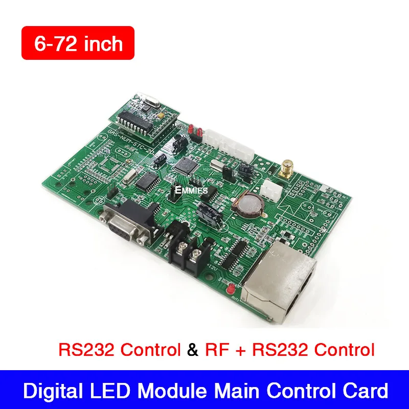 GAS -NUM-STC ( Gas Sign ) Main Control Card RF+ Rs232  & Rs232 Control System or LED Digital Module