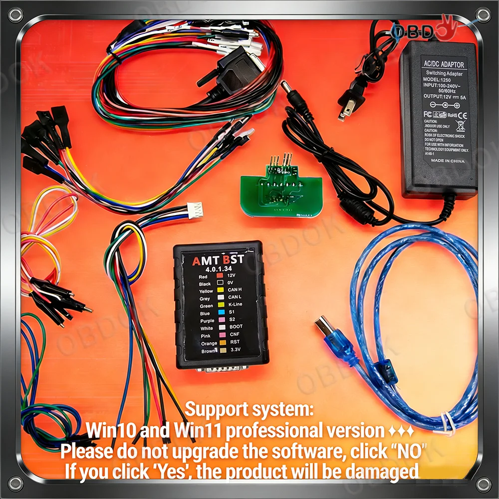 Newest AMT BST V4.0.1.34 Service Tool Reading and Writing Tool Upgraded version of V2.1.5.6 / V3.1.3.5 Support Multi-brand Cars