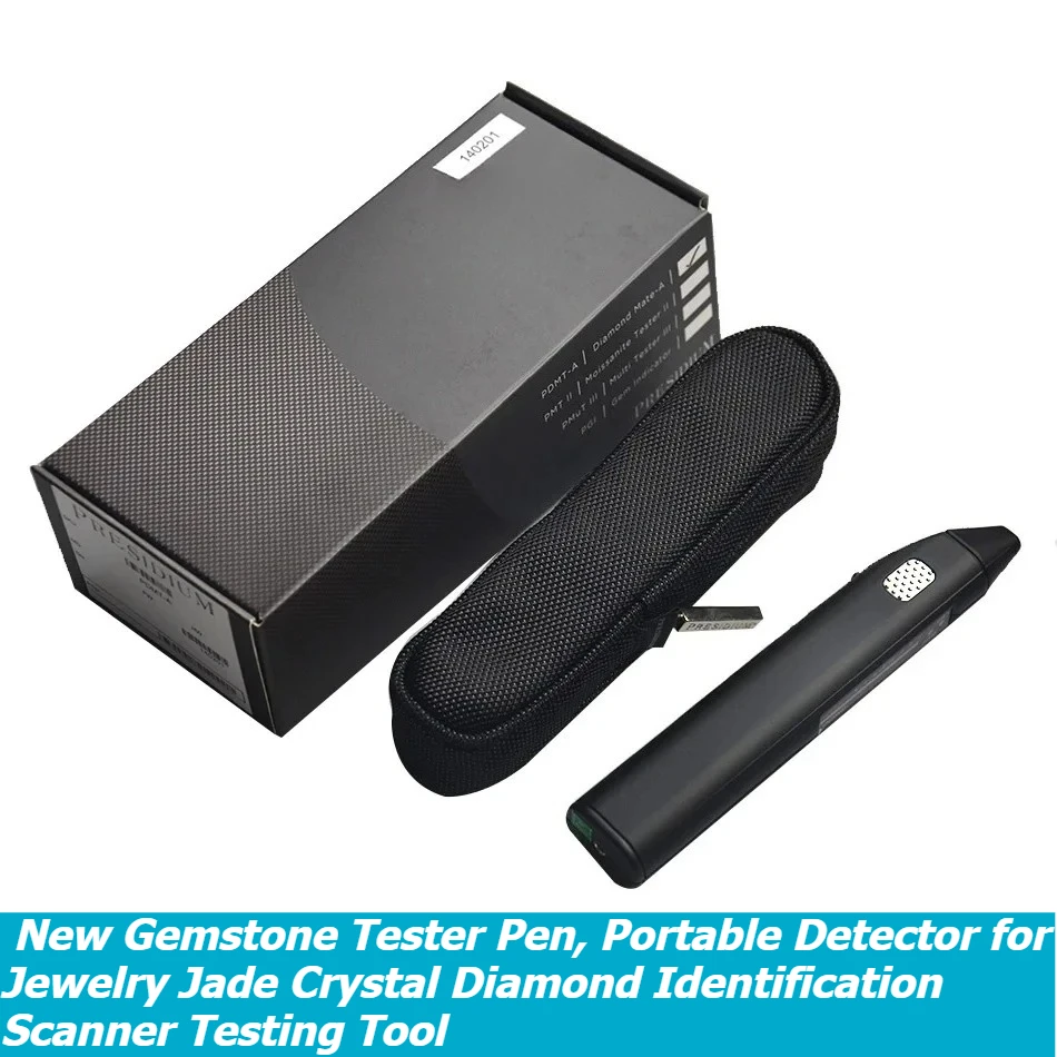 Portable Diamond Selector Testing Pen, Multi-purpose Detector for Jade Crystal Gem Jewelry Identification Scanner Tool
