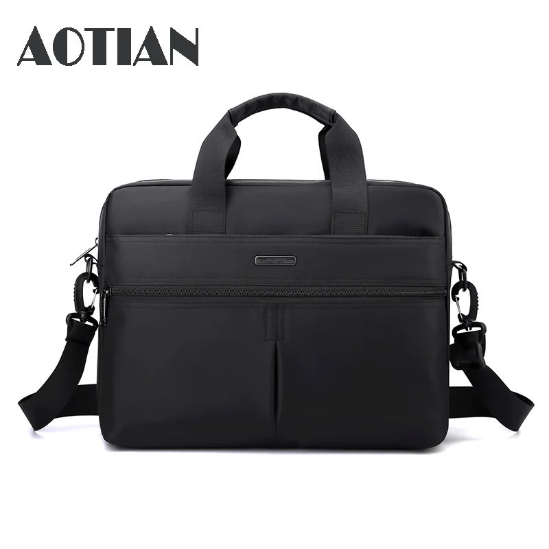 High Quality Men\'s Shoulder Bag Man 14 inch laptop Crossbody Bag Male Outdoor Messenger Bag Nylon Business Handbag Adapted to A4