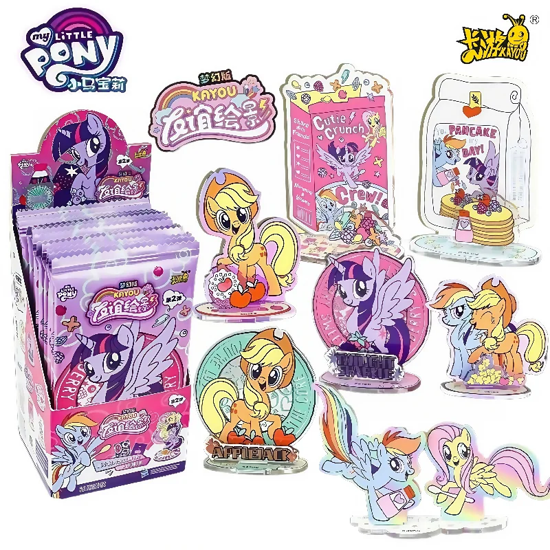 

KAYOU Официальная подлинная серия My Little Pony: Friendship Is Magic Dream Building, стоячая карта, милая принцесса, праздничный подарок, игрушка