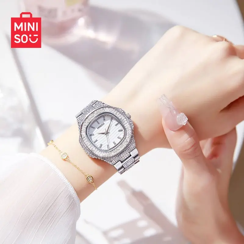 Miniso Orginal New Oval Girl's Quartz Watches