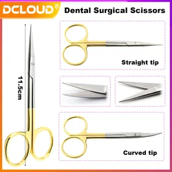 1Pc Stainless Steel Straight and Curved Hemostatic Forceps Medical Dental Surgical Scissors Ophthalmic Scissors Dentist Tools