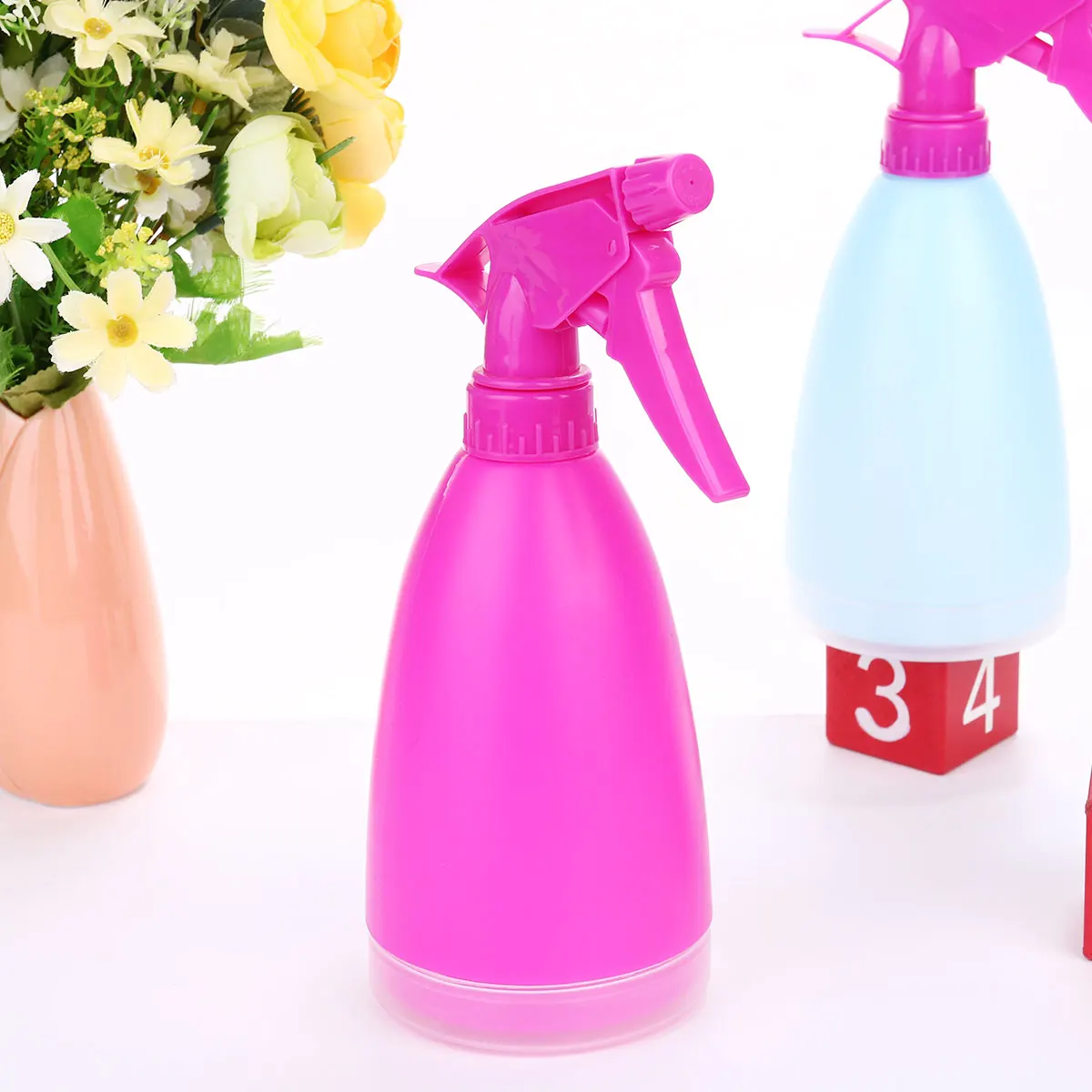 

4pcs Spray Bottle Hairdressing Sprayer Large Capacity Leakproof Reusable Plastic Fine Mist Atomiser Travel Cleaning