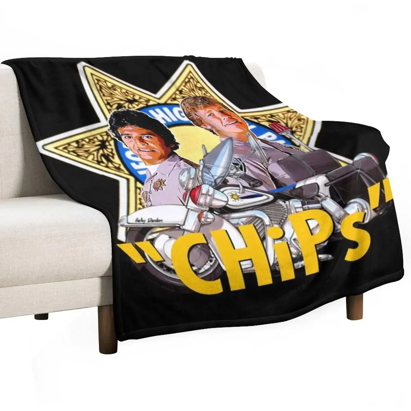 tv series chips Throw Blanket Decorative Sofa Flannel sofa bed Extra Large Throw Large Hairys Blankets