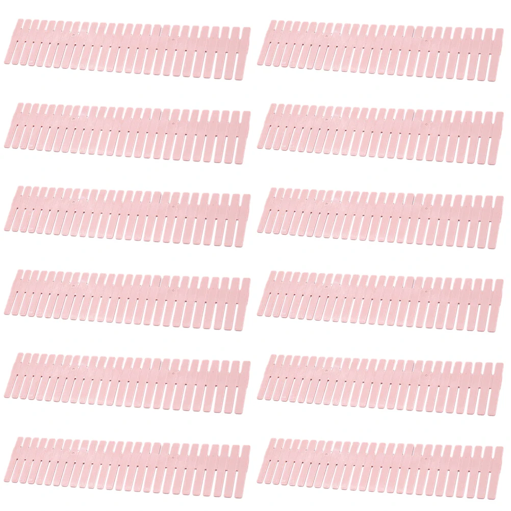 

12 Pcs Cut off Organize The Bezel Office Storage Drawer Dividers Pp Adjustable Desk Separators