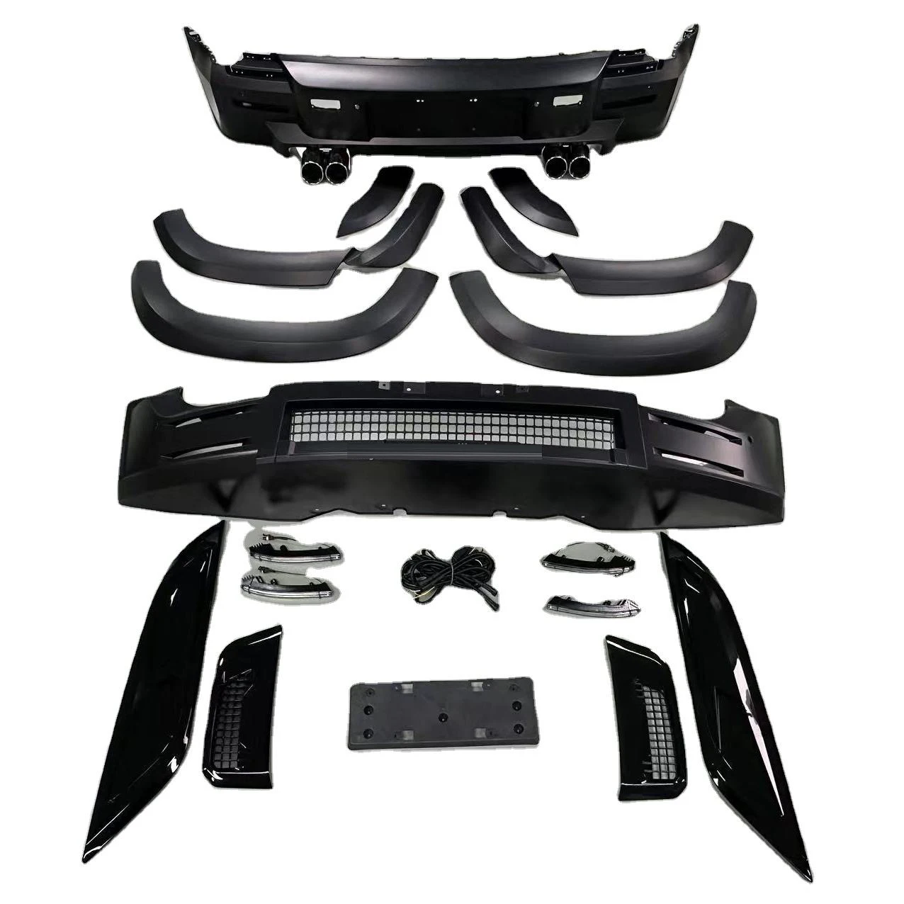 

For Land Rover Defender 2020+ Base Upgrade to Lumma Version Body Kit Front and Rear Bumper Completely Body Kit