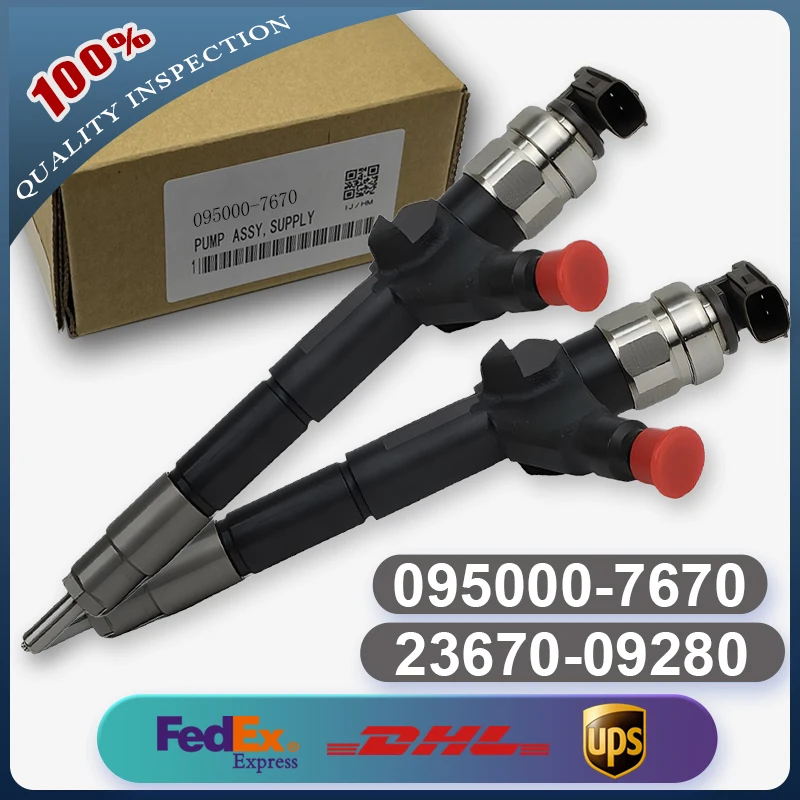 

Fuel Injector 095000-7670 23670-09280 23670-0R190 23670-0R140 for Toyota Engine 1AD-FTV Avensis Auris Verso 2.0 D-4D