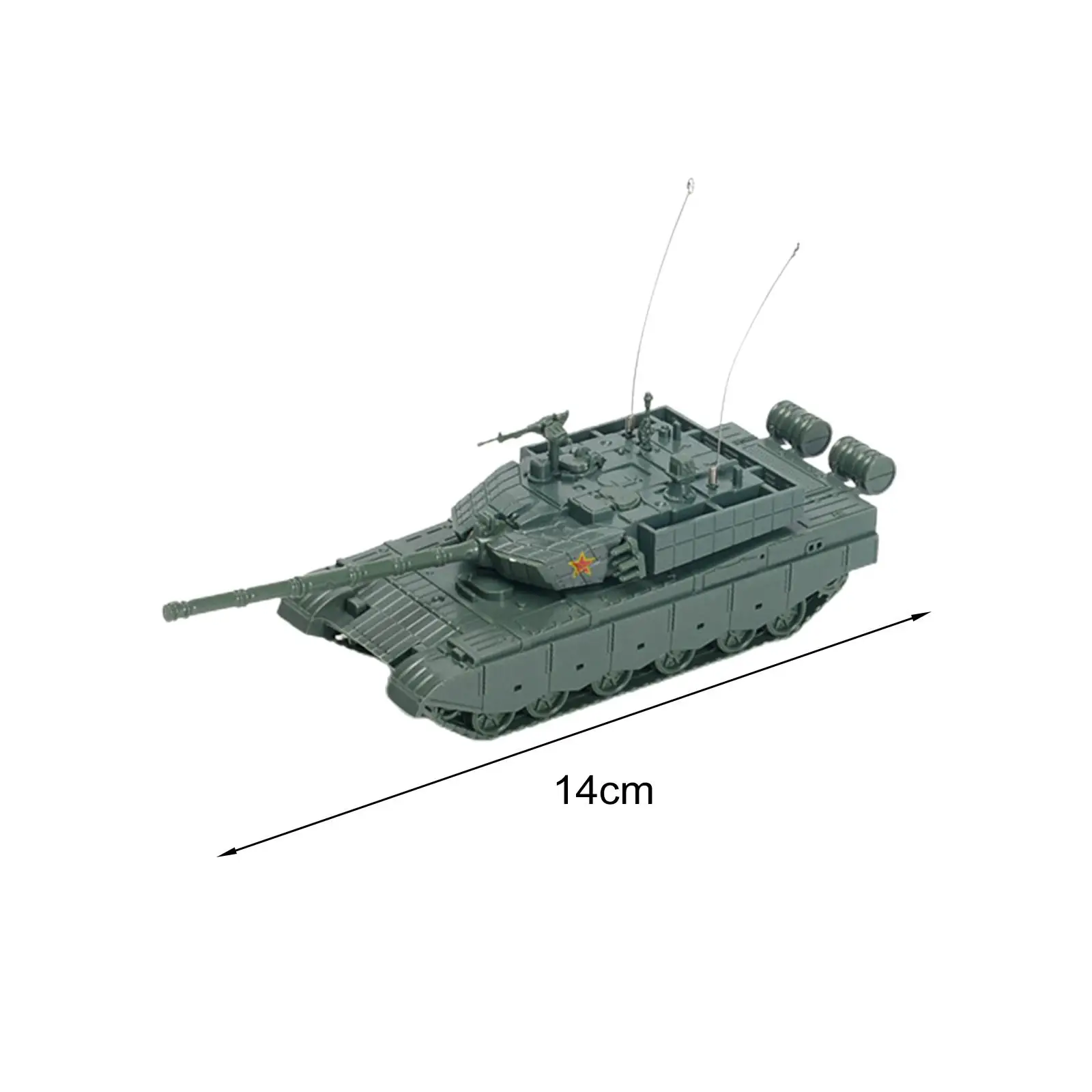 1/72 zestawy modeli budynków Puzzle zmontowany model czołgu Model czołgu 4D na blat