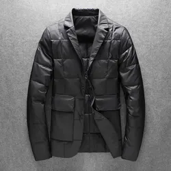 2024 Autumn/Winter New Men's Lightweight Down Jacket 90% White Duck Down High Quality Business and Leisure Down Jacket