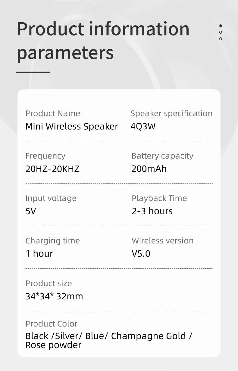 M1 Portable Bluetooth Speaker Music Stereo Surround Mini USB Outdoor Subwoofer Audio Player Speaker With Microphone For Phone PC