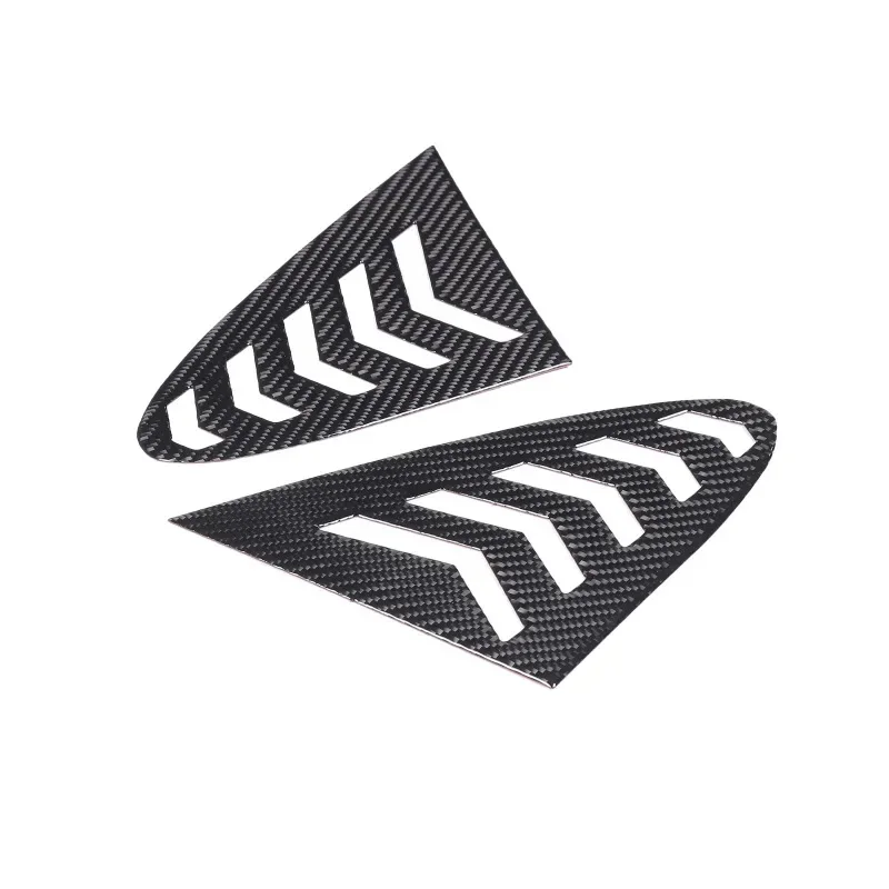 

Soft Carbon Fibre Car Rear Window Triangle Cover Decorate Stickers Car Accessories For Porsche Taycan 2019-2025