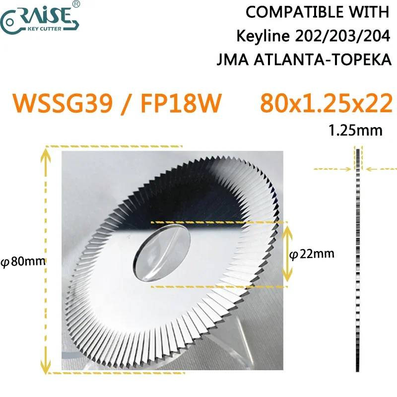 cortador de chave wssg39 fp18w fresa de carboneto compativel com jma atlanta topeka keyline 202 203 204 ferramentas de serralheiro 01