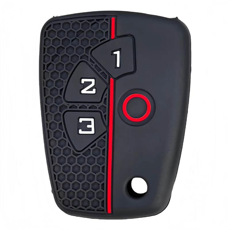 Silikon Smart Car Fernbedienungs-Schlüsselhülle für Chevrolet Cruze Spark Onix Silverado Volt Camaro Aveo Sonic