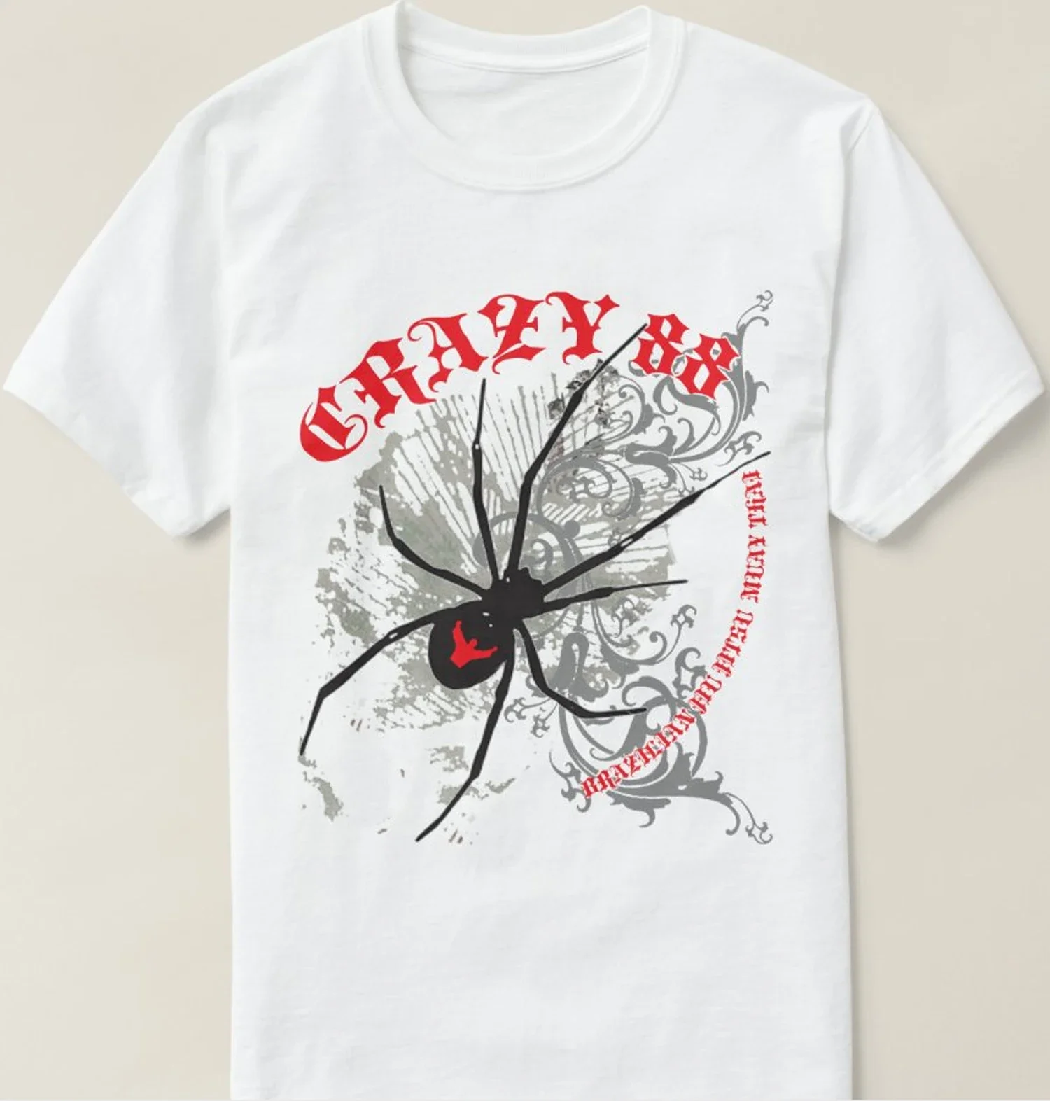 الأرملة السوداء البرازيل جيو جيتسو MMA الملاكمة التايلاندية القتالية تي شيرت 100% القطن س الرقبة الصيف قصيرة الأكمام عادية قميص رجالي حجم S-3XL