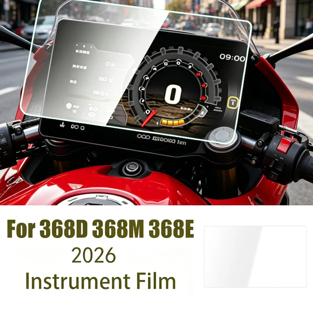 2026 Motorcycle TFT Display Protection Film For ZONTES 368D 368M 368E ZT 368D 368M 368E Screen Protector Instrument Film
