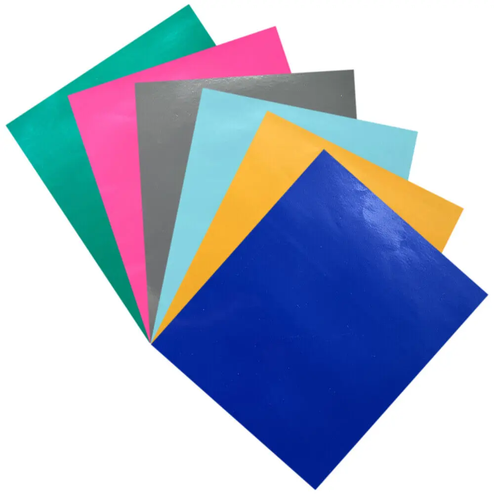 30x25cm 6pcs/set Bundle Glorry Self Adhesive Vinyl 6 Assorted Colors for Decor Sticker Design Cup Handmade Glass DIY for Cut