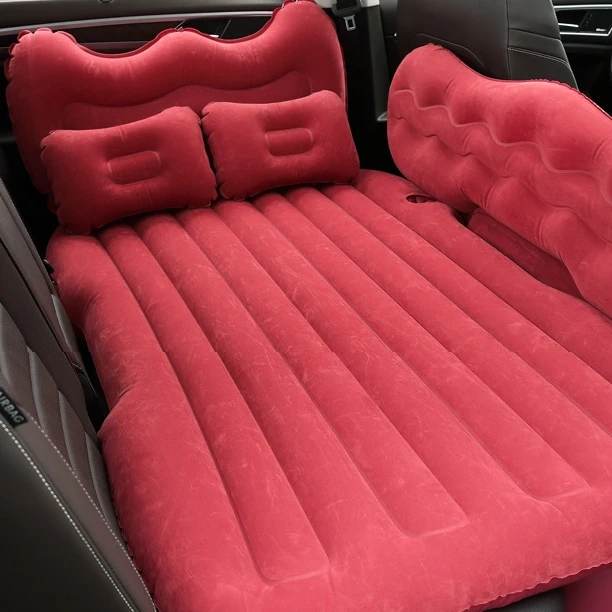 

Car Air Mattress Vehicle Inflatable Thickened Travel Bed Sleeping Pad Camping Accessory SUV Air Mattress Car Supplies