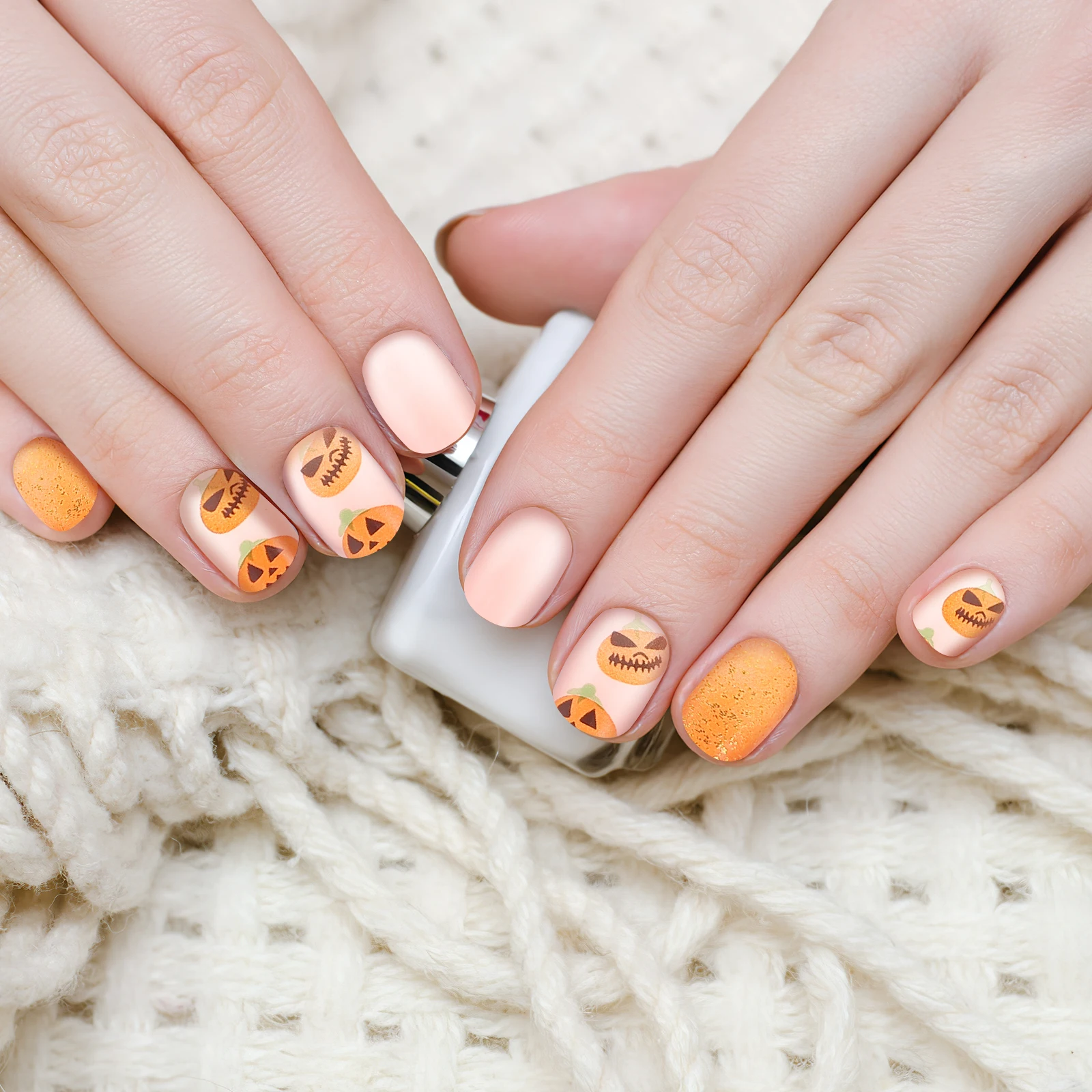 

Halloween Fake Nails Long False Press On Nail Glue On Manicure Tips For Women Diy False Nail Charms