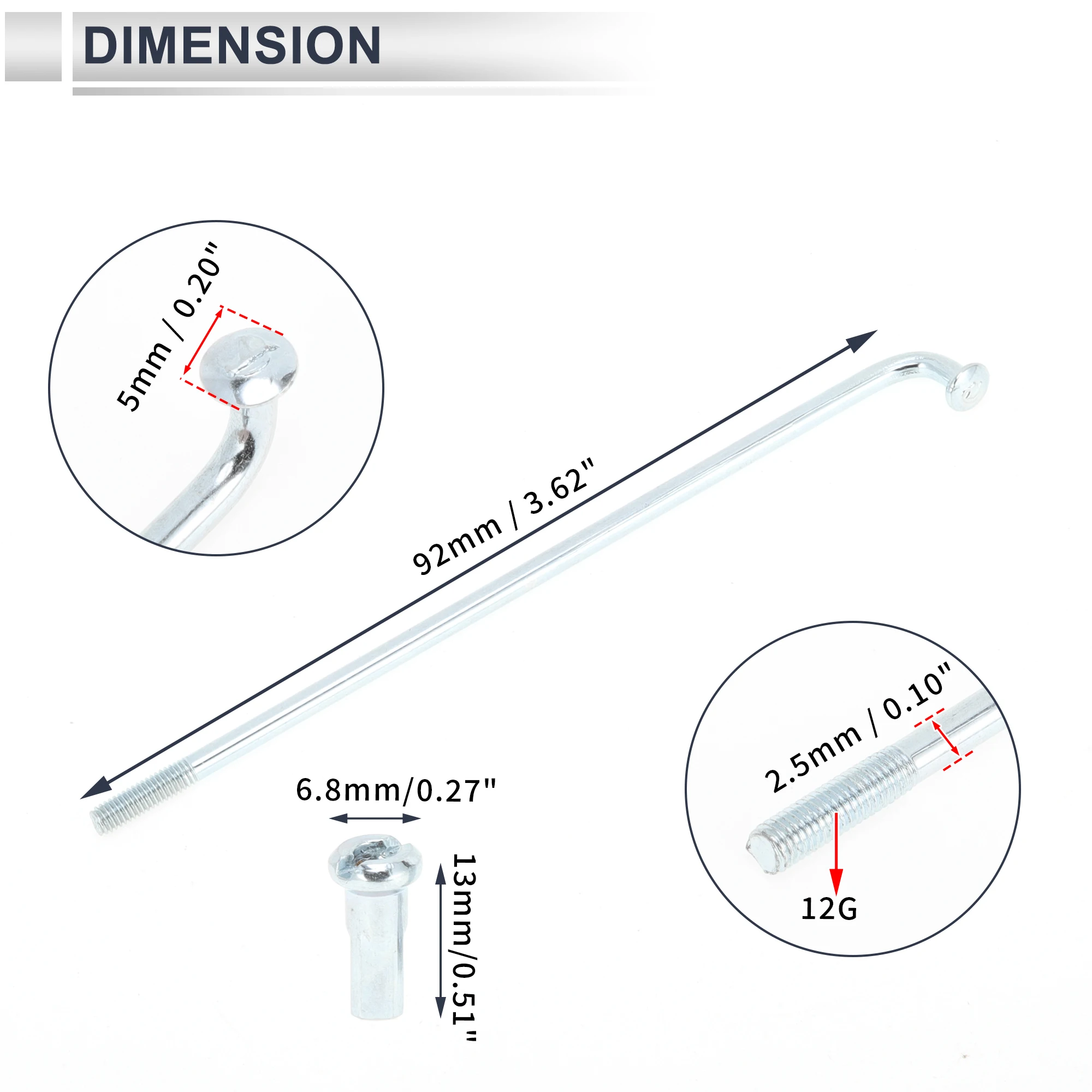 Variant: 36Pcs-92mm-12G