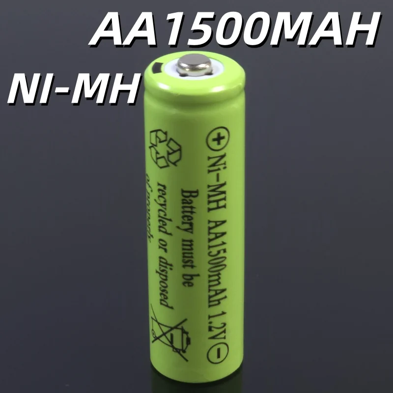 Batería Recargable Ni-MH 1500mAh AA 1.2V |   Protección contra sobrecarga de más de 500 ciclos
