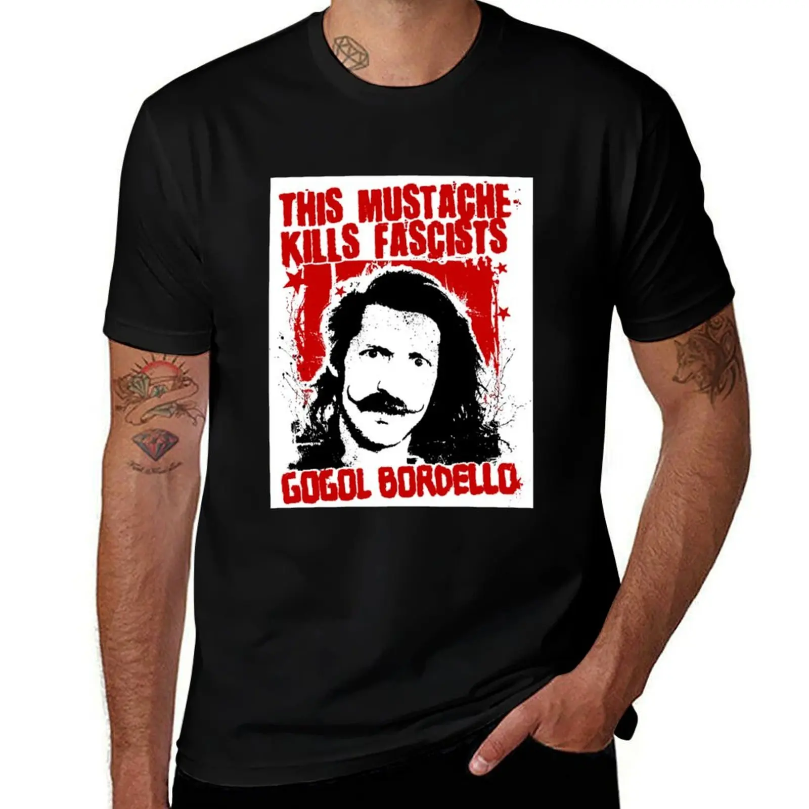 this mustache T-Shirt t shirts cotton 100% T-Shirt